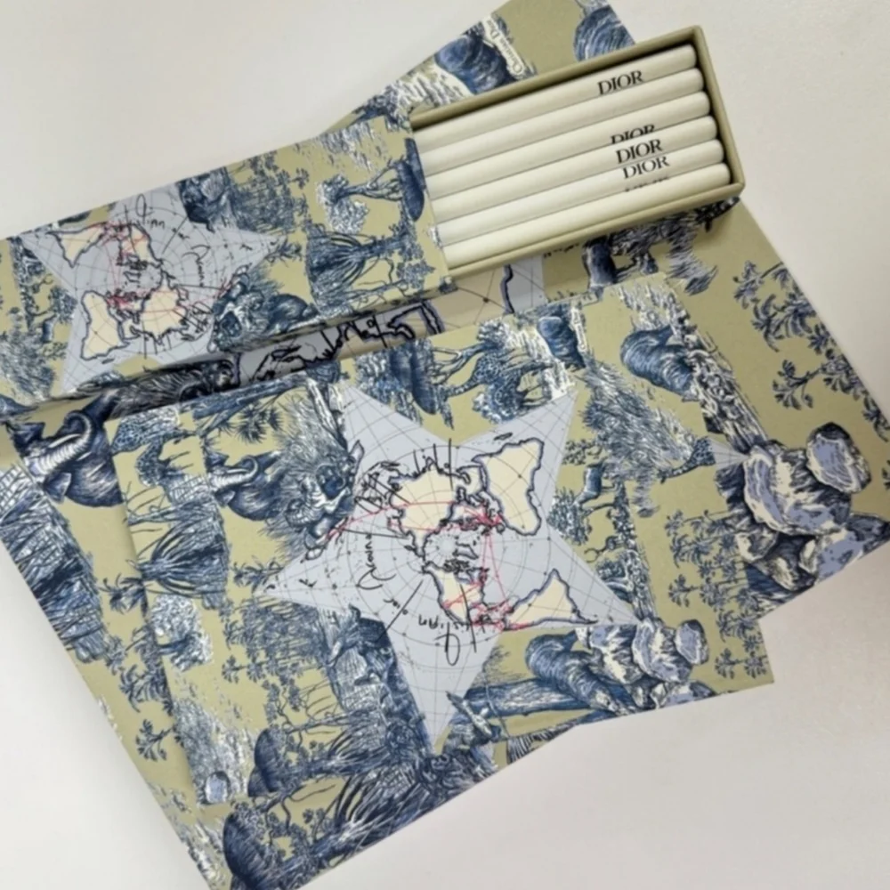 DIOR Around the World Stationary/Notebook Set NWT